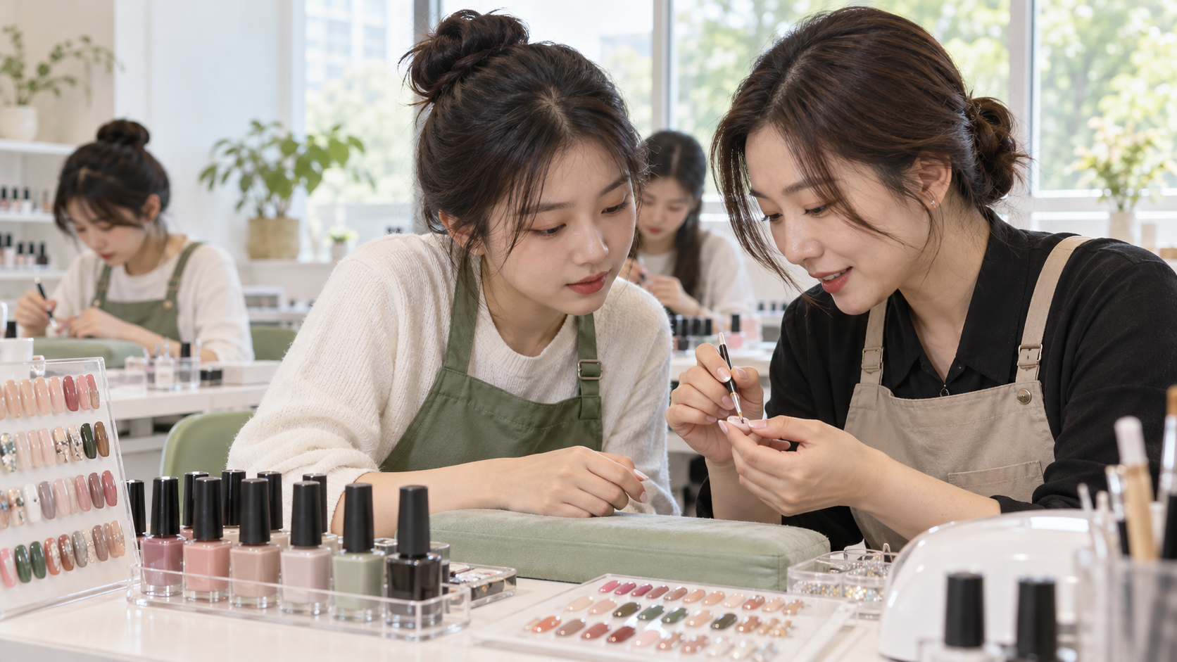 네일아트 교육 AI 소개 이미지